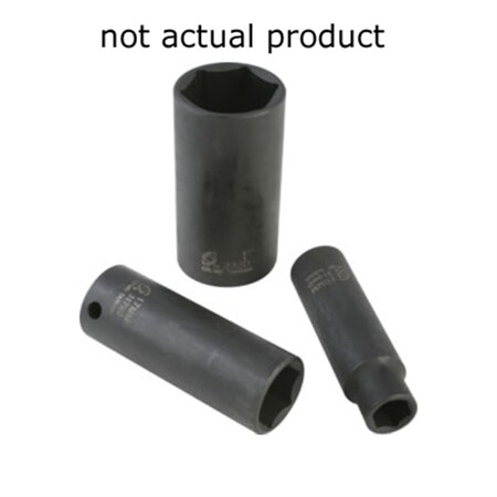 Sunex Tools 1/4 in. Deep Magnetic Impact Socket, 7 mm 807MDMG